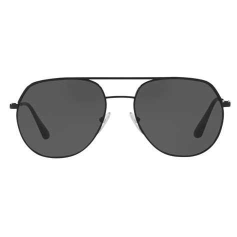 prada prada pr55us 1ab5s0 black pr55us pilot sunglasses|Prada PR55US 1AB5S0 57 Sunglasses .